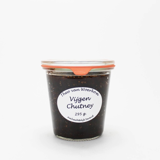 [7146] Theo van Woerkom - Weckpot Vijgen Chutney 295 g     