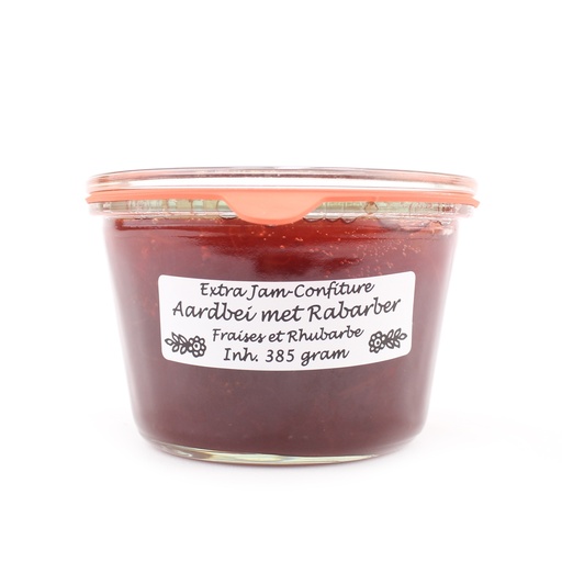 [5003] Theo van Woerkom - aardbeien&rabarber 385 gr      