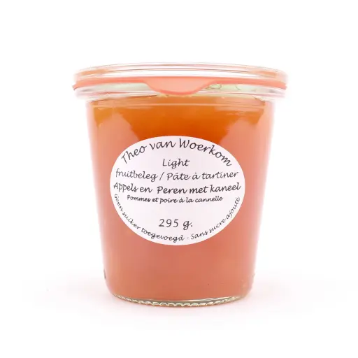[5130] Theo van Woerkom - appel&peer&kaneel light 295 g     