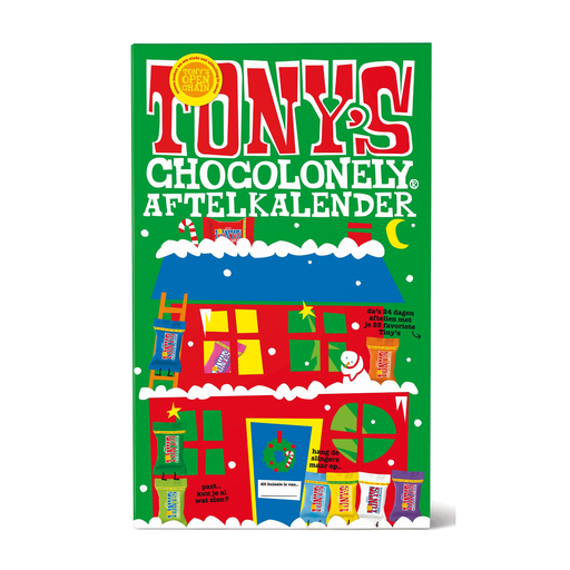 [90113] Tony's Chocolonely - Kerst Aftelkalender 225 g