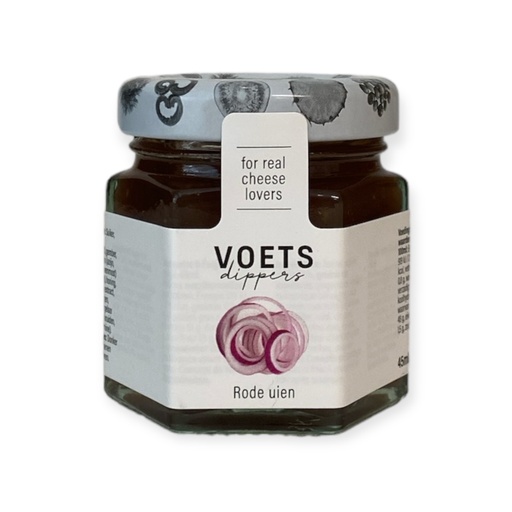[1063] Voets Cheese Dippers - Rode Uien Dip MINI 45 ml