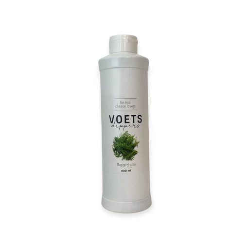 [1012D] Voets Cheese Dippers - mosterd-dillesaus 800 ml TUBE     