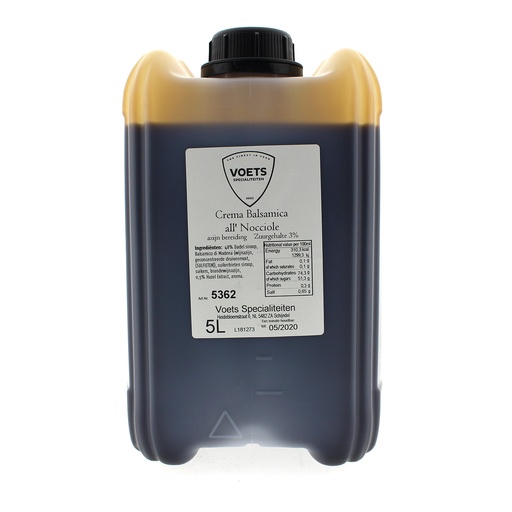 [5362] Wajos - Crema Balsamico Hazelnoot 5 L