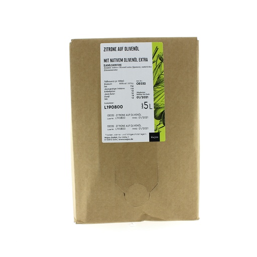 [5389] Wajos - Olijfolie met citroen 5 L   