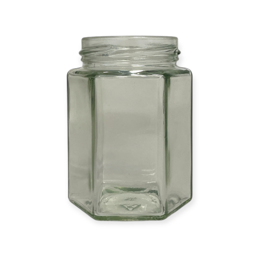 [8034] Wijndragers - Glaswerk Hexagonaal blanco 215ml (3330st)     