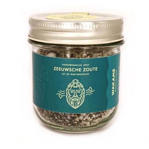 [21009] Zeeuwsche Zoute - Glazen Pot Wakame 100g    