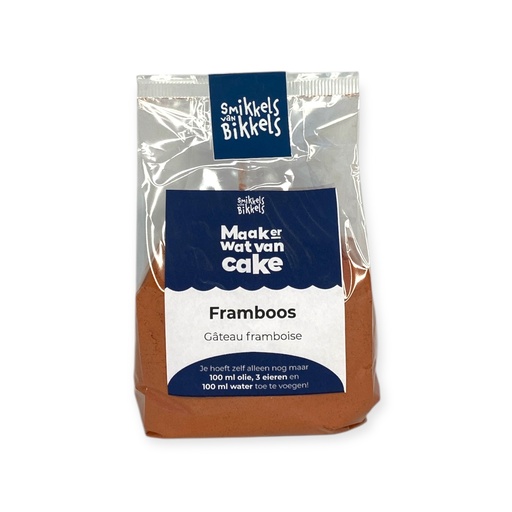 [38140] Smikkels van Bikkels -  Frambozencake 400 g