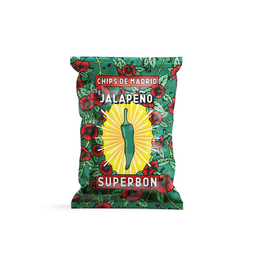 [6960] Superbon Chips Jalapeño 125g