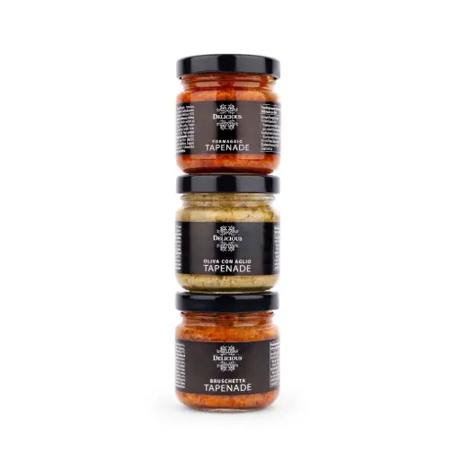 [3168] Delicious Food and Gourmet - Tapenade Trio 3 smaken 270g