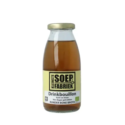 [3966] Kleinstesoepfabriek - Drinkbouillon Rund BIO 245 ml