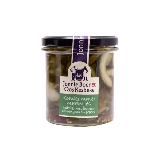 [46005] Kesbeke - Jonnie & Oos - Komkommer Maantjes 350 ml