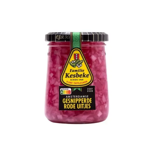 [46021] Kesbeke - Gesnipperde Rode Uitjes 235 ml