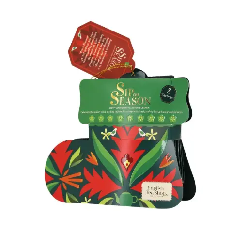 [99642] English Tea Shop - Santa's Stockings Green 8tb BIO