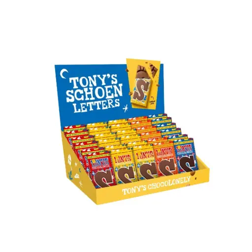 [90178] Tony's Chocolonely - Sinterklaas Display 105stuks x 90g