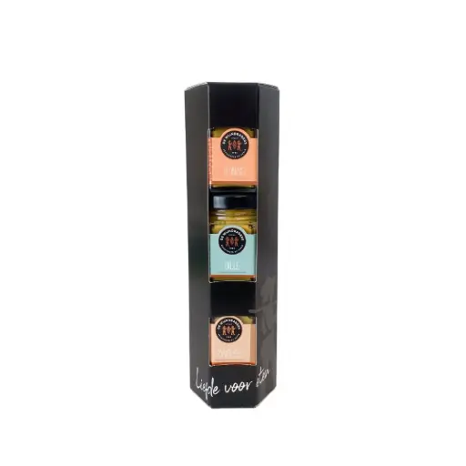 [11321] Wijndragers - Kadoverpakking Mosterd 3 x 45 ml (kopie)