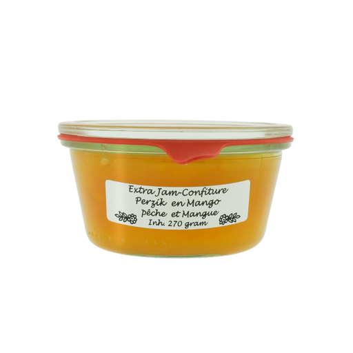[5153] Theo van Woerkom - Extra Jam-Confiture Perzik & Mango 270 g 