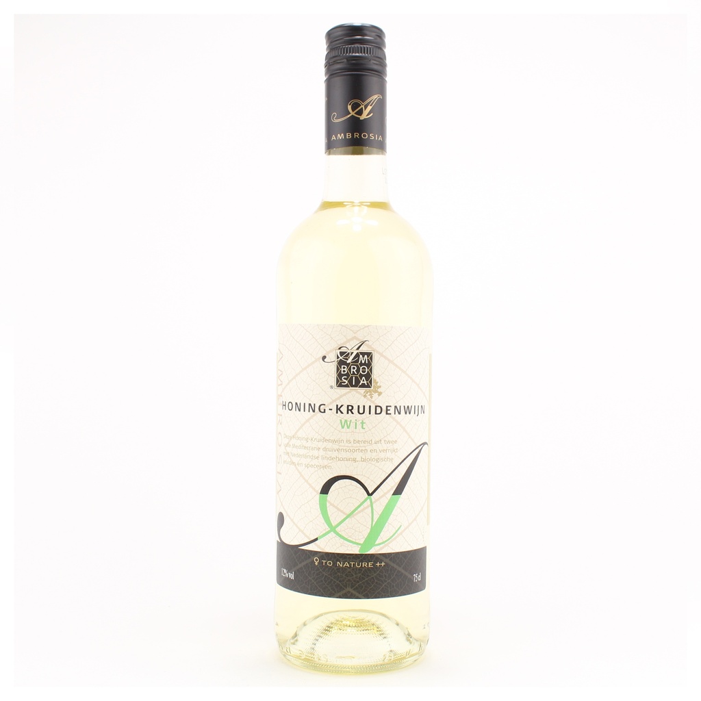 Ambrosia - honing-kruidenwijn WIT 750 ml     