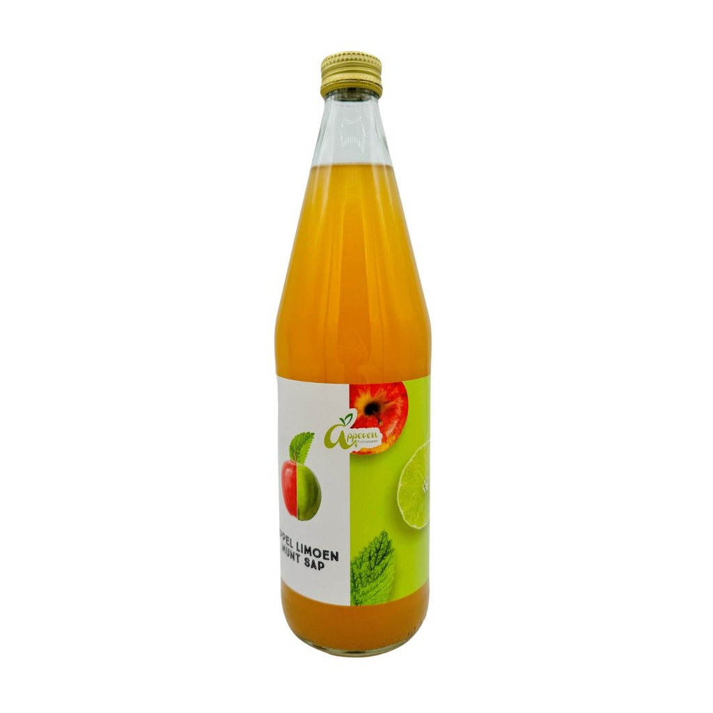 Appeven - Appel limoen muntsap 750 ml    