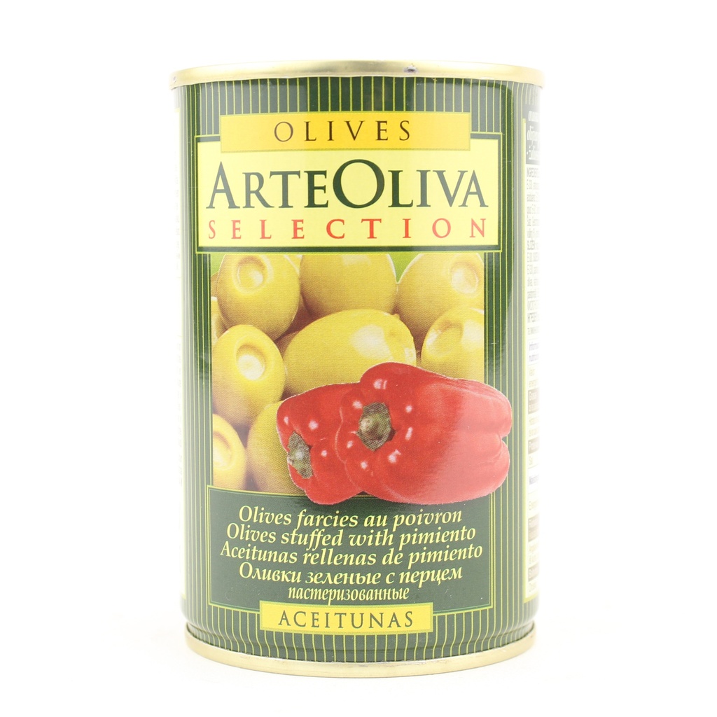 Arte Oliva - Oliva olijven met paprika 300 g   