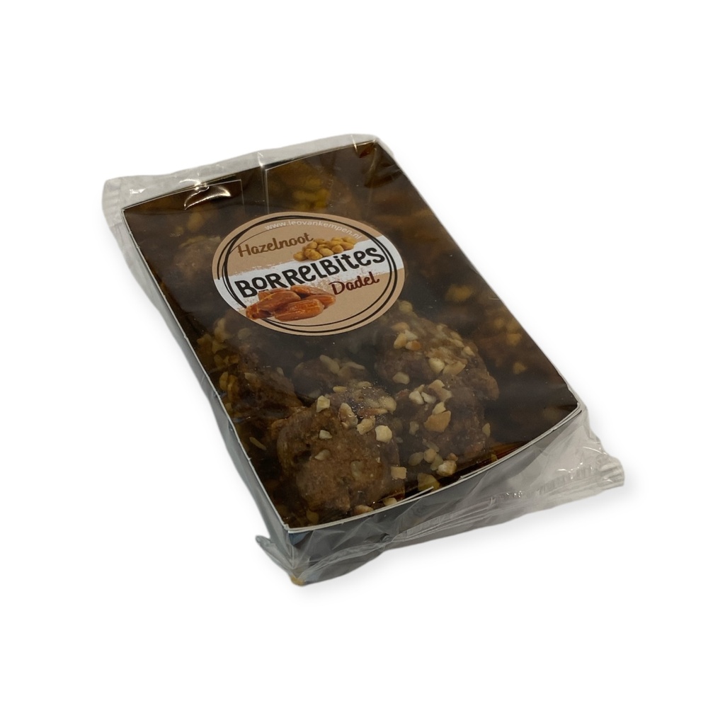 Borrelbites - Dadel-hazelnoot 150 g       