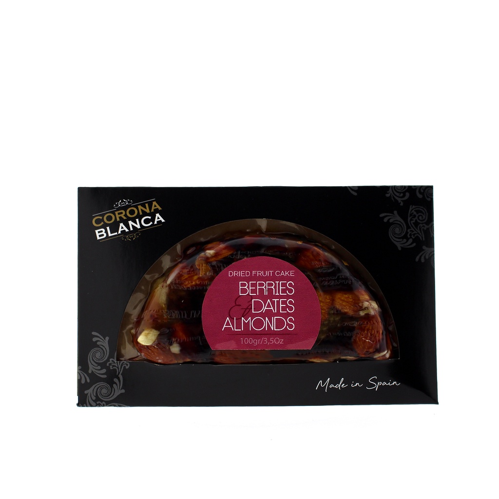 Corona Blanca - Dadel Cranberry Amandelbrood Half Maan 100 g   