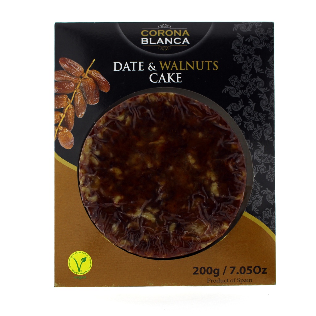 Corona Blanca - Dadel Walnootbrood Rond 200 g 