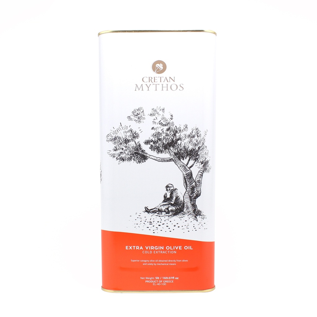 Cretan Mythos - EV olijfolie Blik 5 L     