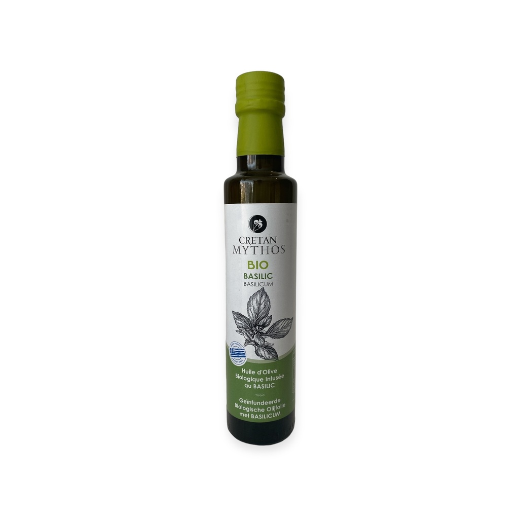 Cretan Mythos - Olijfolie basilicum DORICA 250ml BIO    