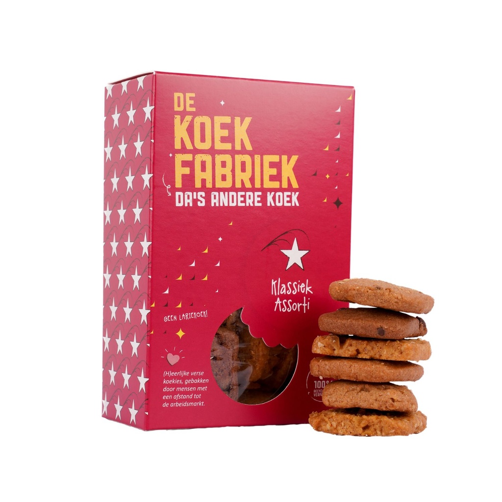 De Koekfabriek - Klassiek Assorti doos 80 g     