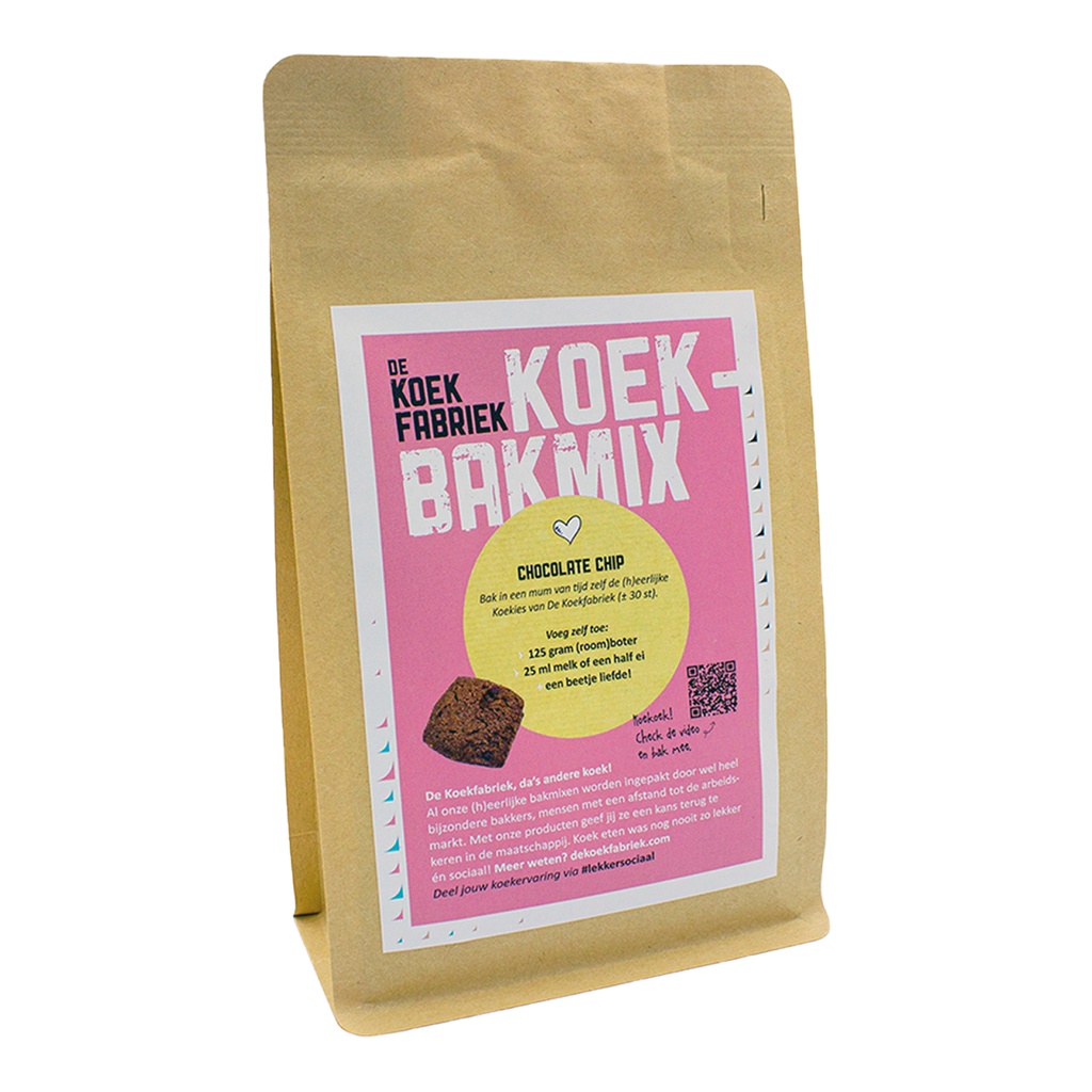 De Koekfabriek - Koek Bakmix - Chocolate Chip 270 g   