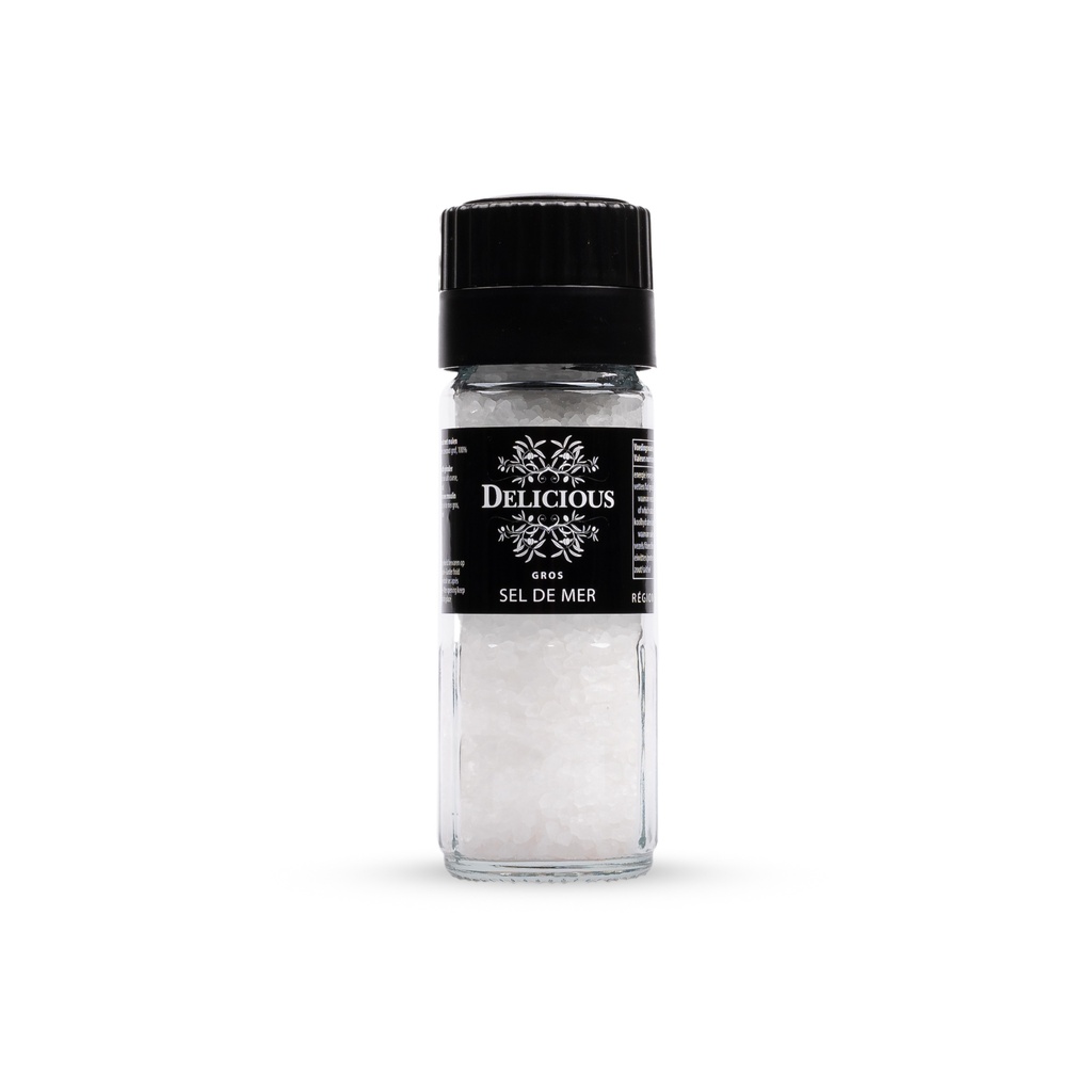 Delicious Food and Gourmet - Sel de mer - zeezout grof met molen 100 g 