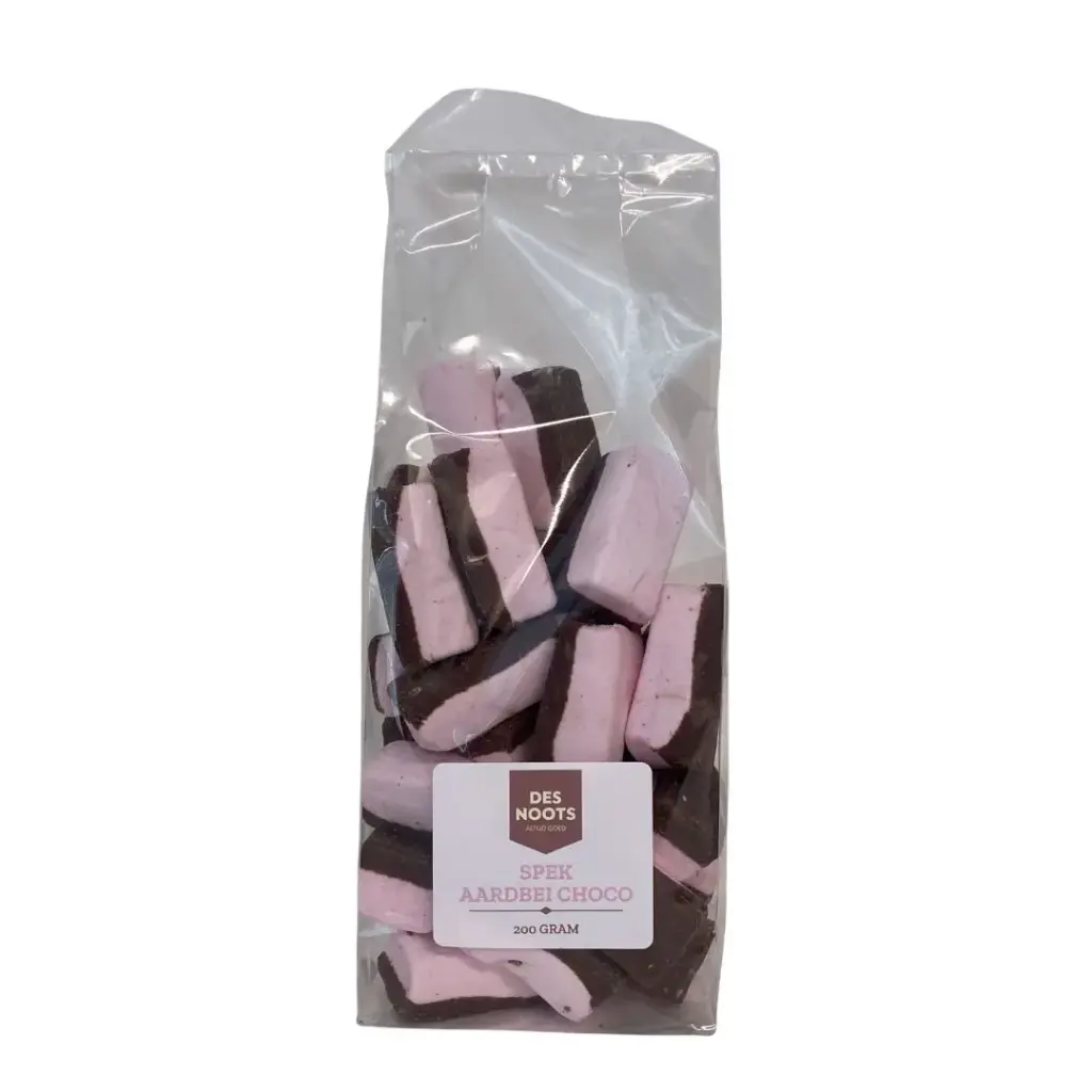 Des Noots - Spek aardbei choco 200 g    