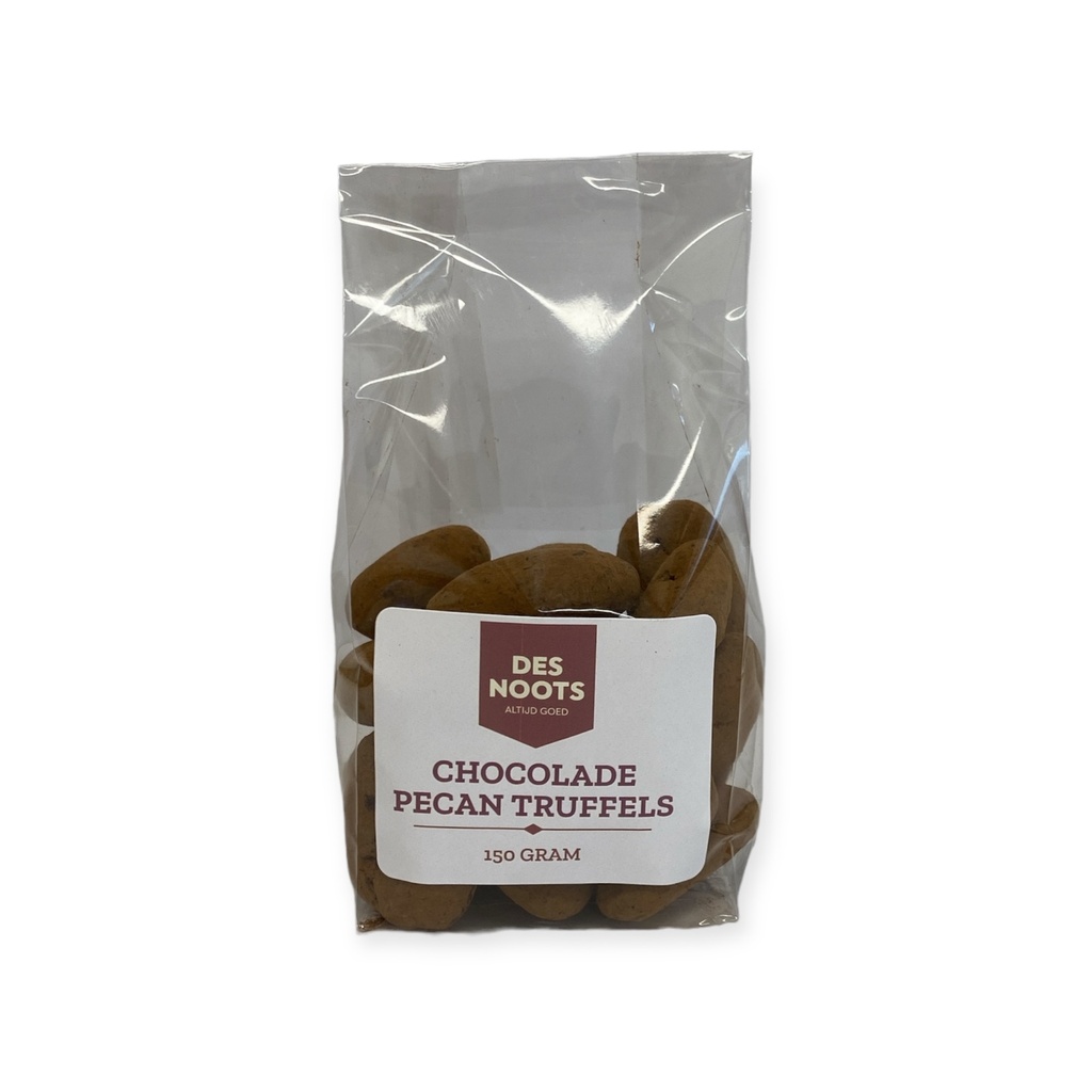Des Noots - chocolade pecan truffels 150 g   