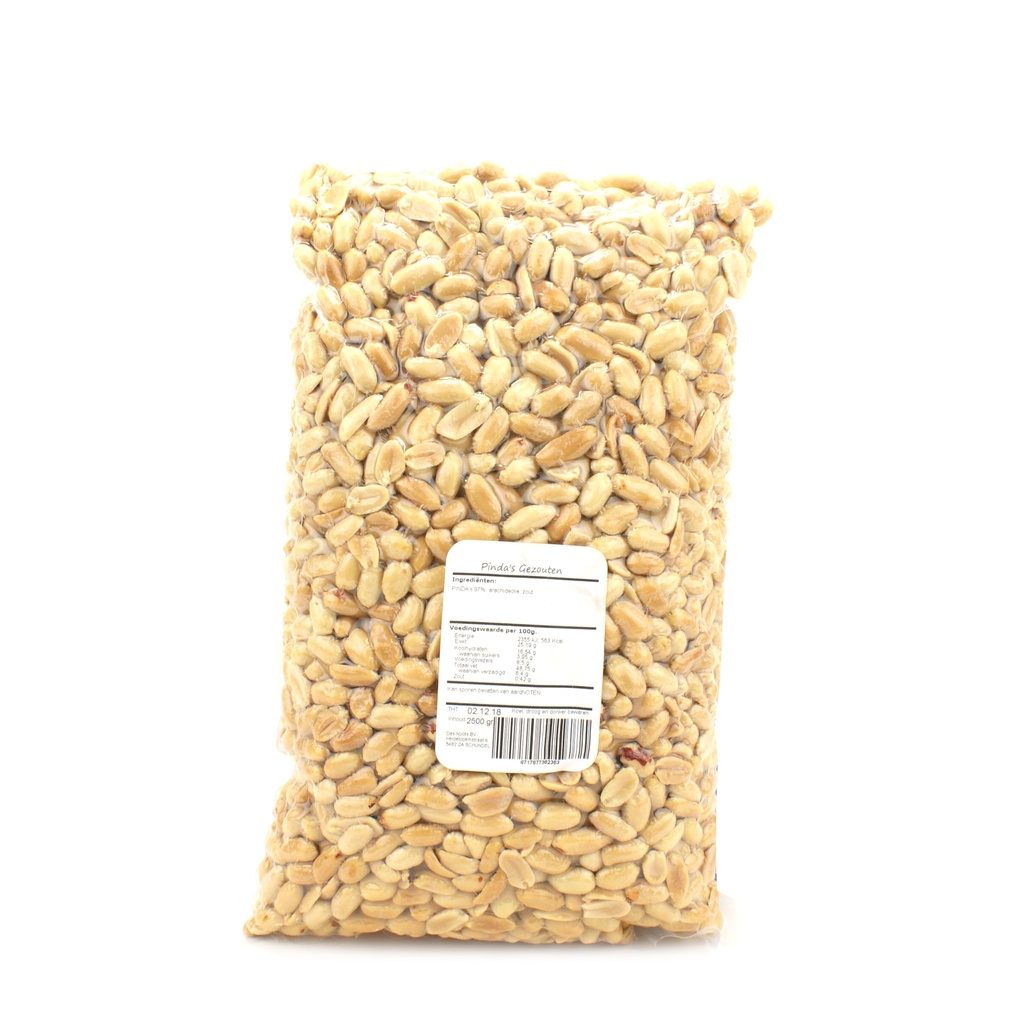 Des Noots - pinda`s gebrand&gezouten 2,5 kg    