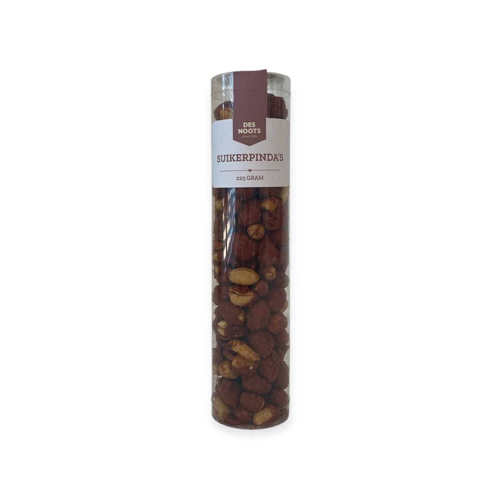 Des Noots - suikerpinda's koker 225 gr    