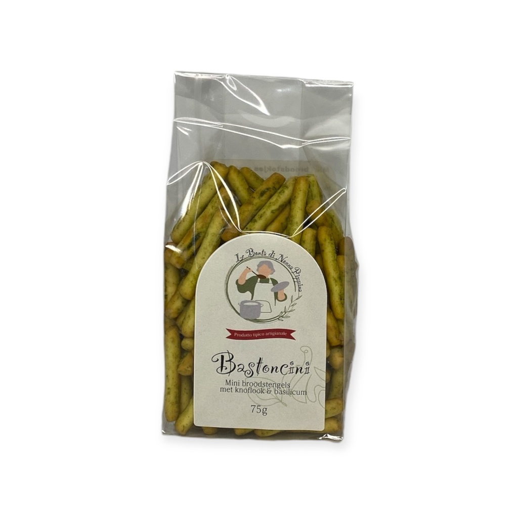 Di Nonna Pippina - Bastoncini mini basil & aglio 75g   