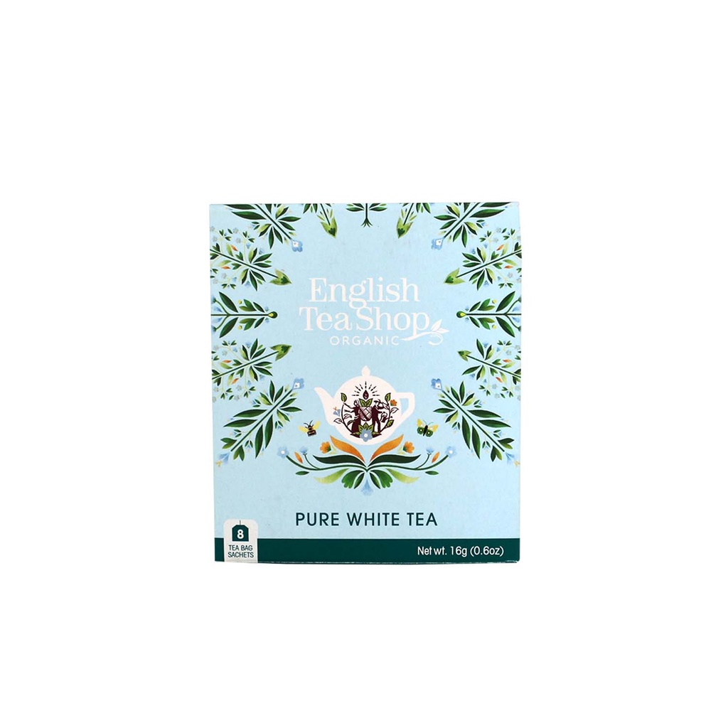 English Tea Shop - Pure White Tea (8ct) BIO    