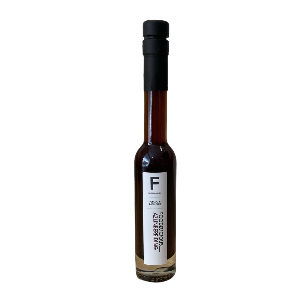 Foodelicious - Azijn Tomaat & Basilicum 200 ml