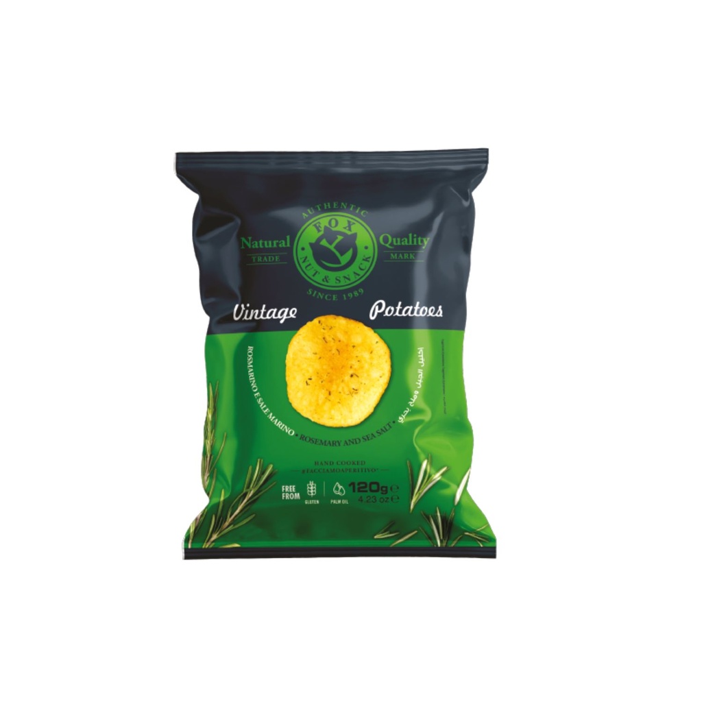 Fox Italia - Potatoes Chips Ros. & Salt 120gr  