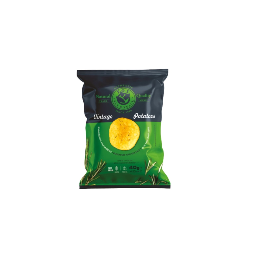 Fox Italia - Potatoes Chips Ros. & Salt 40gr  