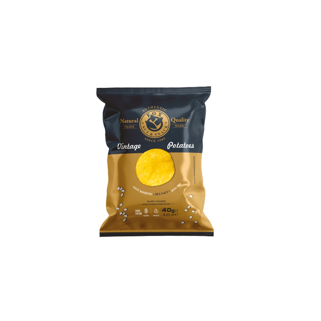 Fox Italia - Potatoes Chips Sea Salt 40 g     