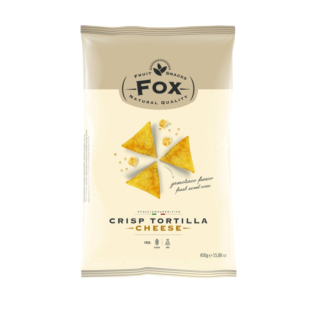 Fox Italia - Tortilla Chips Nacho Cheese 450gr   