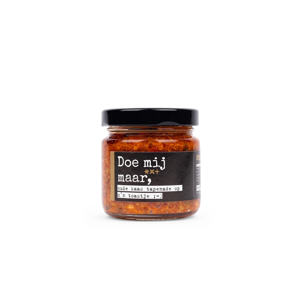 Giving Delicious - Doe mij maar, oude kaas tapenade 90 g 