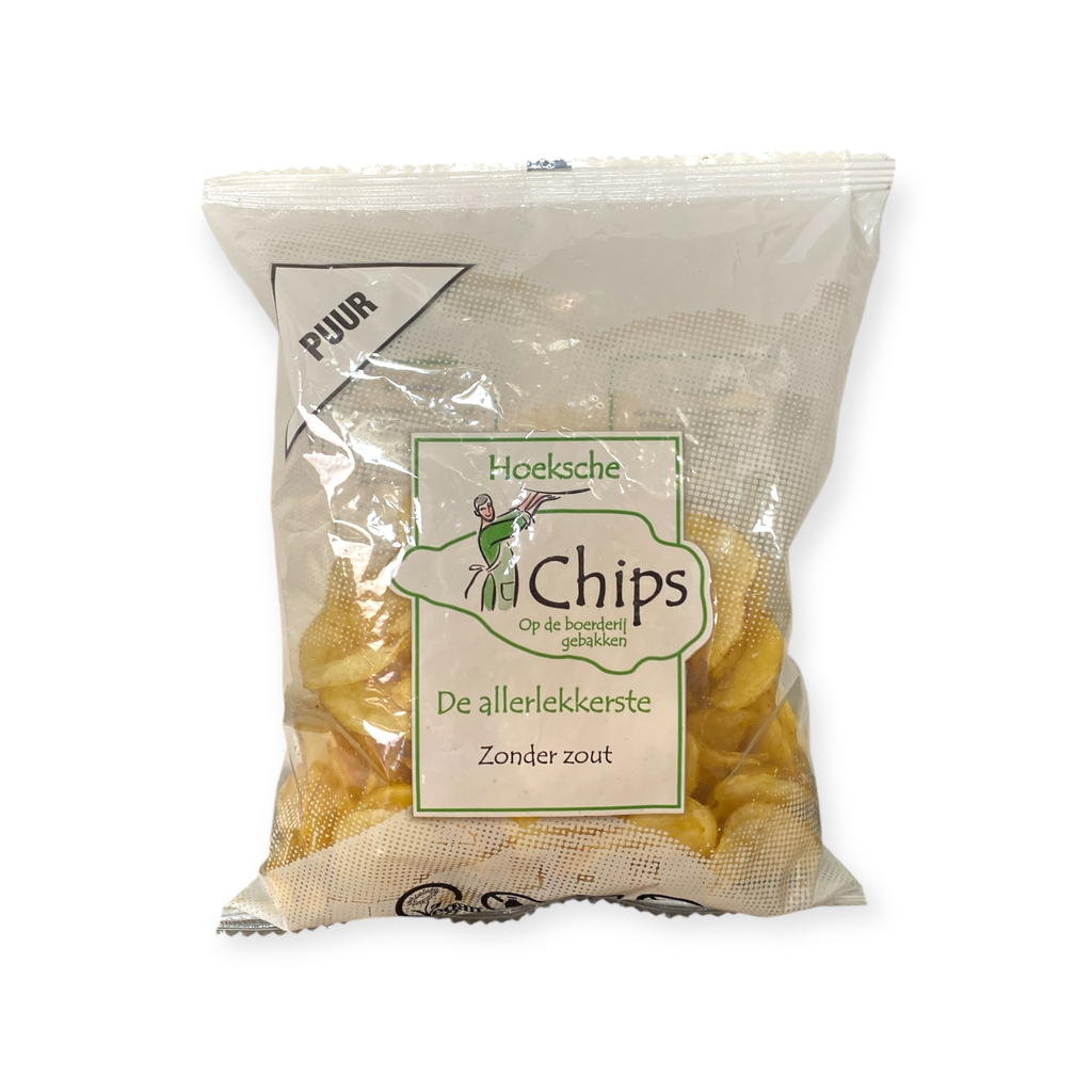 Hoeksche - Chips Zoutloos 150 g      