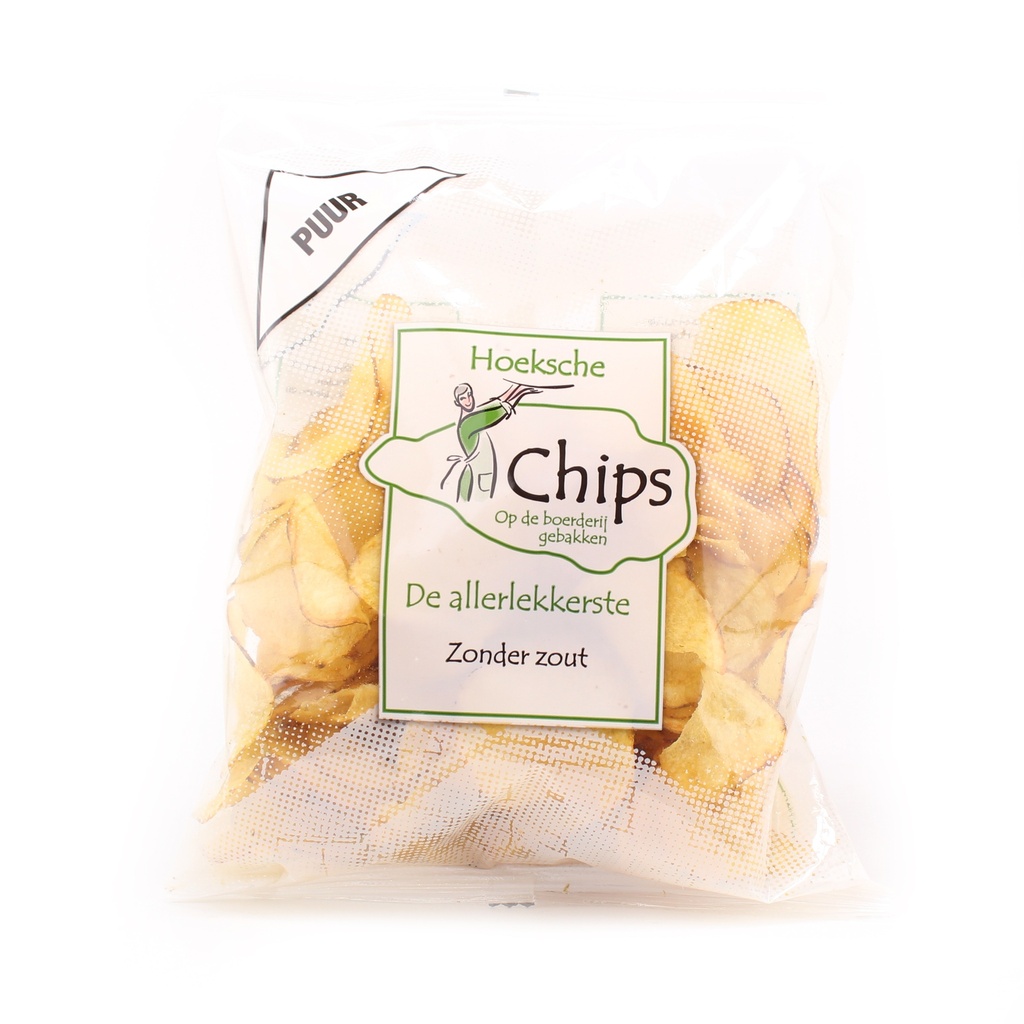 Hoeksche - Chips Zoutloos 150g      