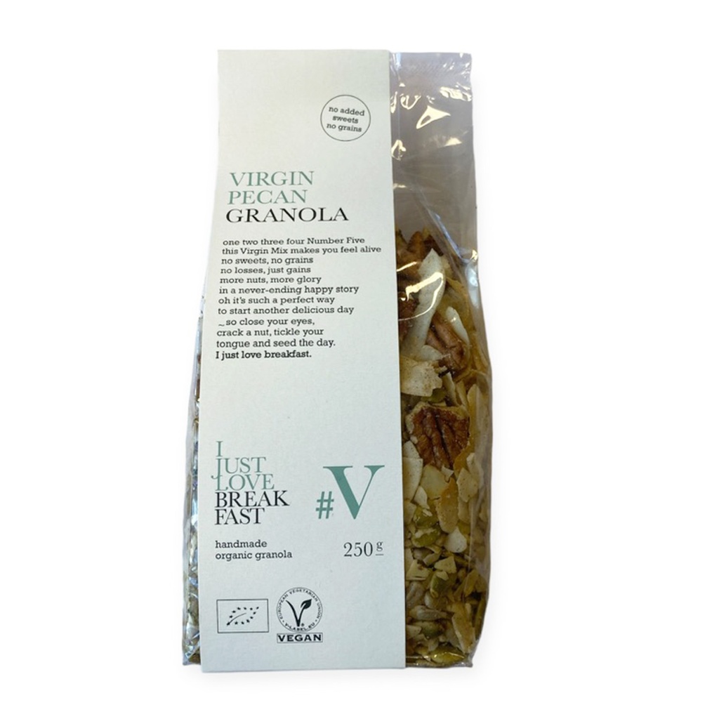 I Just Love Breakfast - Granola #V Virgin Pecan 250 g BIO