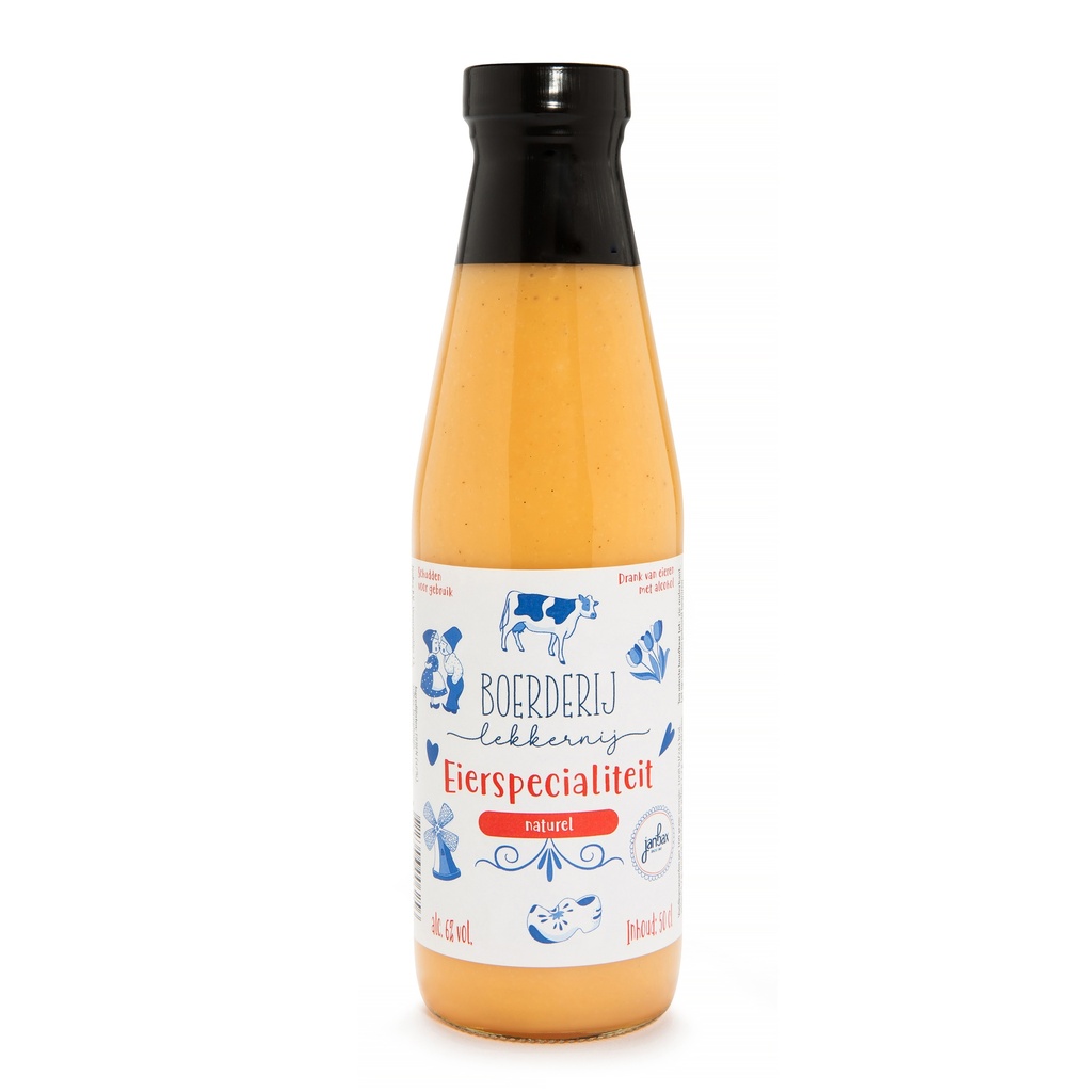JanBax - Boerderij Lekkernij - Eierlikeur Naturel 500 ml     