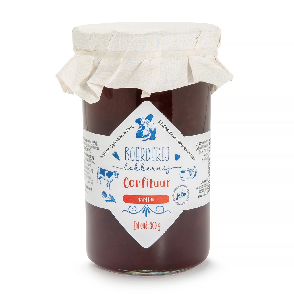 JanBax - aardbeien jam 300 gr     