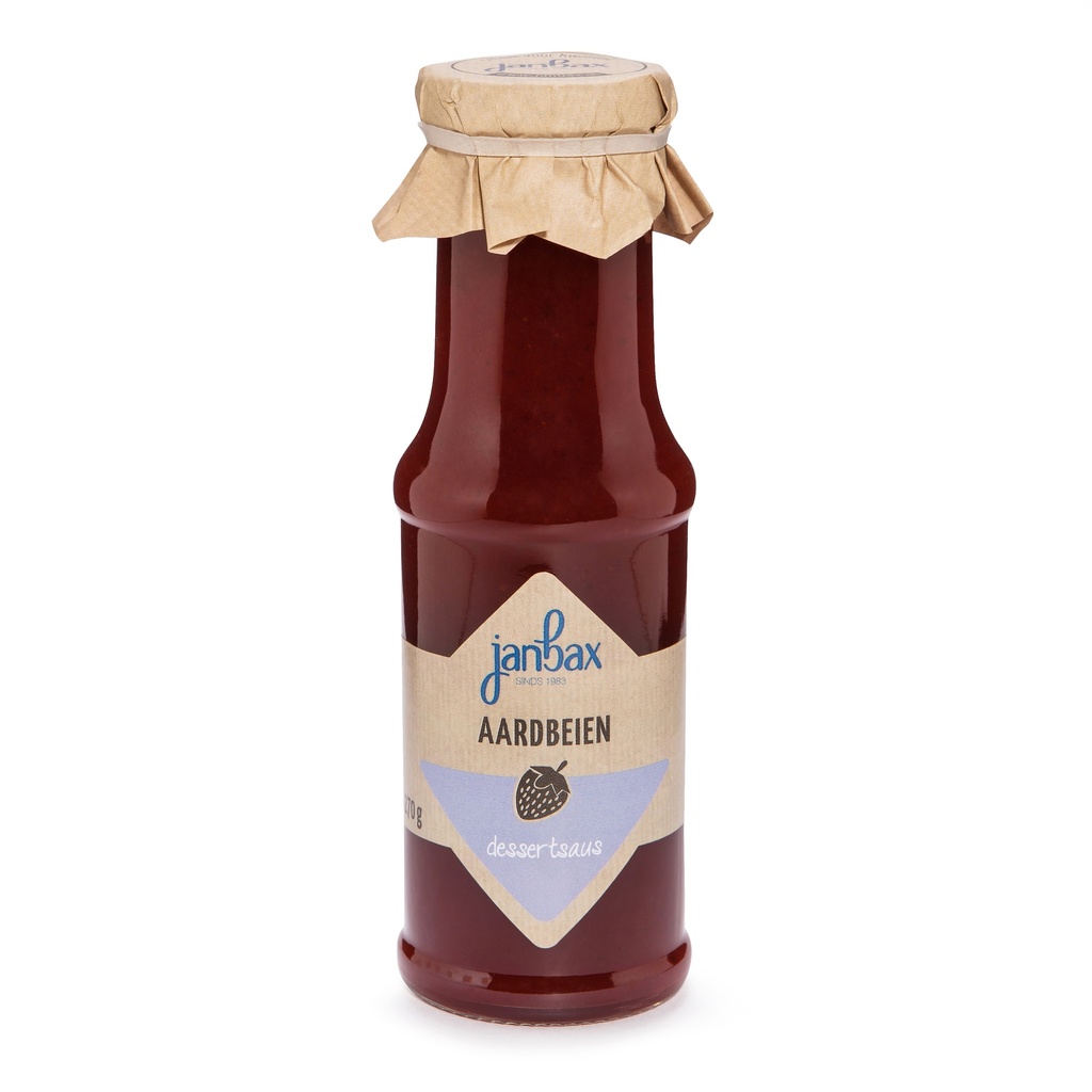 JanBax - dessertsaus aardbeien 270 gr     