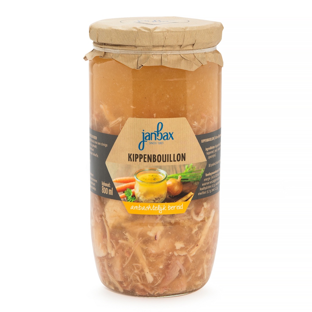 JanBax - kippenbouillon rijk gevuld 800 ml    